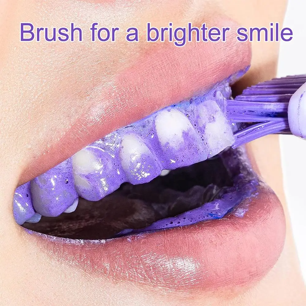 Hismile Purple Toothpaste Removes Tartar Clean Oral Hygiene Fresh Breath