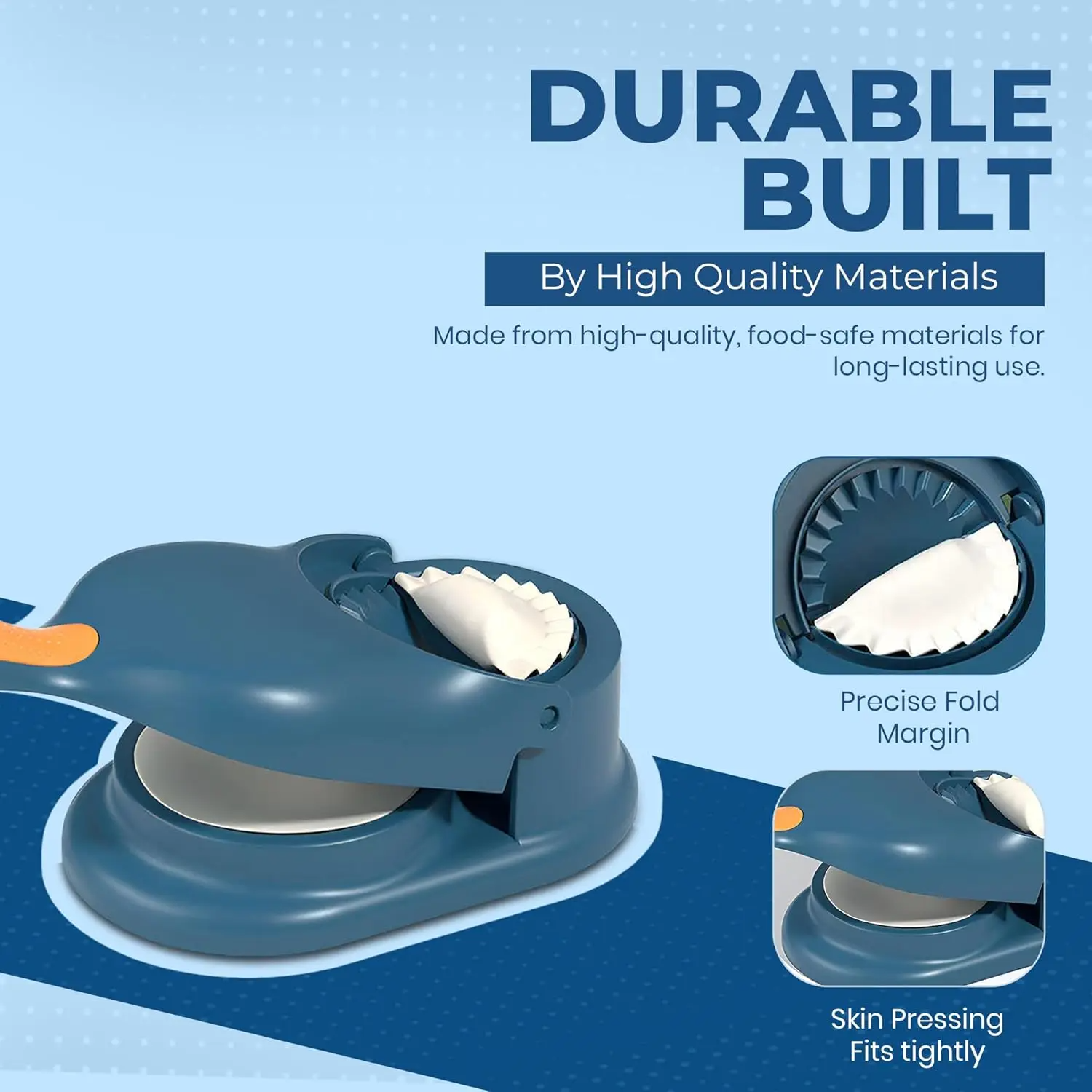 2 In 1 Dumpling Maker Plastic Dumpling Wrapper Maker Food Grade
