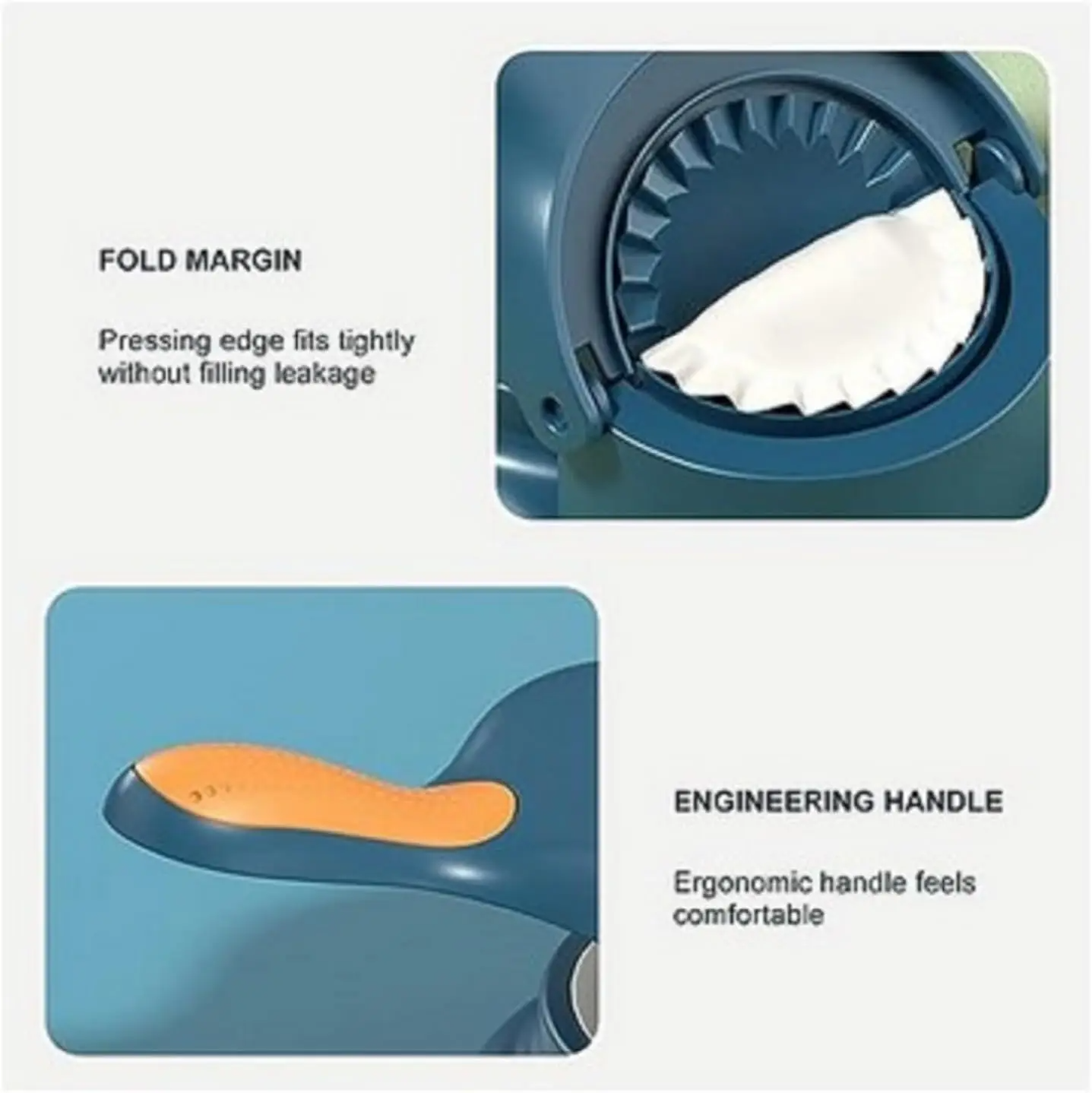 2 In 1 Dumpling Maker Plastic Dumpling Wrapper Maker Food Grade