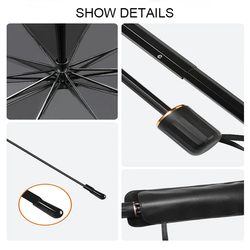 Car Sunshade Windshield Umbrella Car Front Sun Shade Parasol Foldable Protection Car Seat