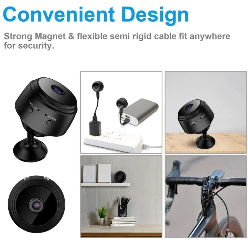 A9 HD Smart Camera, Wifi Monitor with Sensor for Home Safety