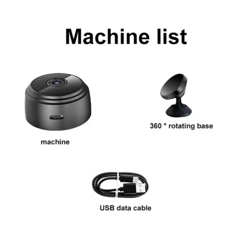 A9 HD Smart Camera, Wifi Monitor with Sensor for Home Safety
