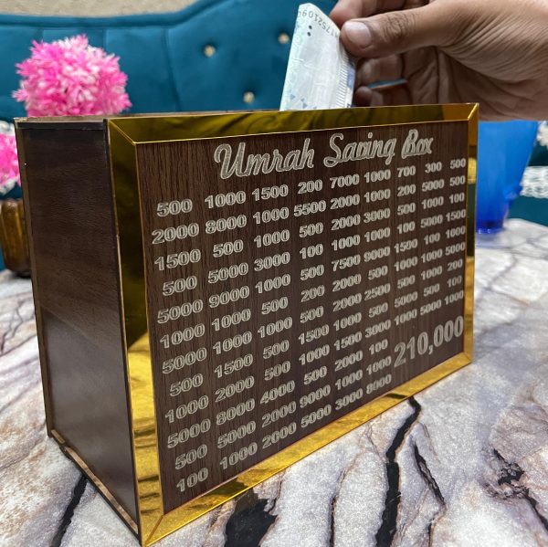 Umrah Saving Box - Save 210,000 for Umrah - Bes Quality Money Saving Box For Umrah